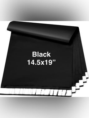 15 - 14.5x19in Black Poly Mailers - BUY NOW